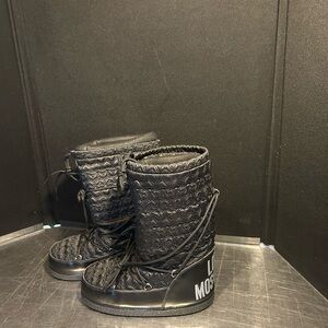 Love Moschino Black Winter & Rain Boots